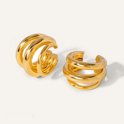 Lomenda Triple Loop Ear Cuffs