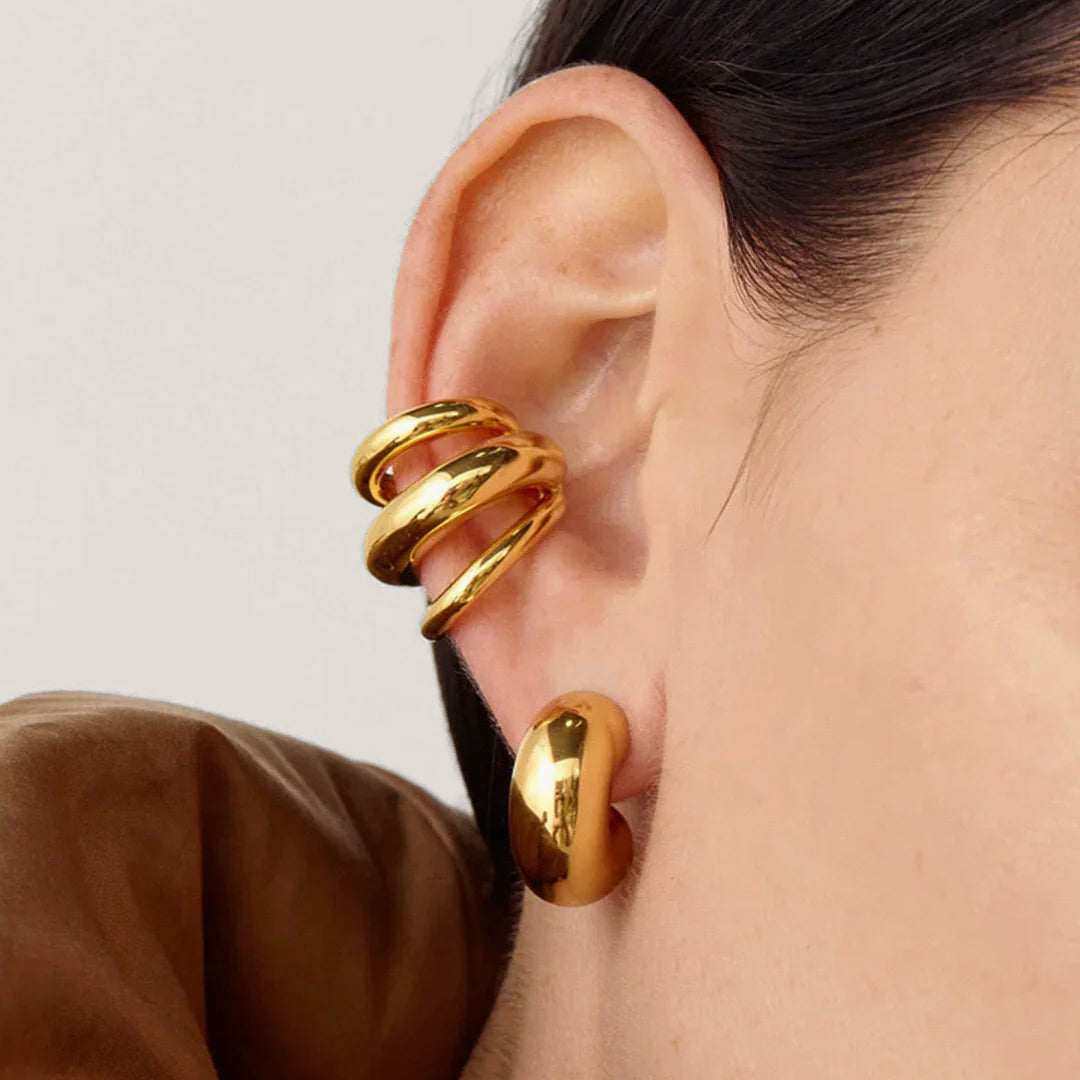 Lomenda Triple Loop Ear Cuffs