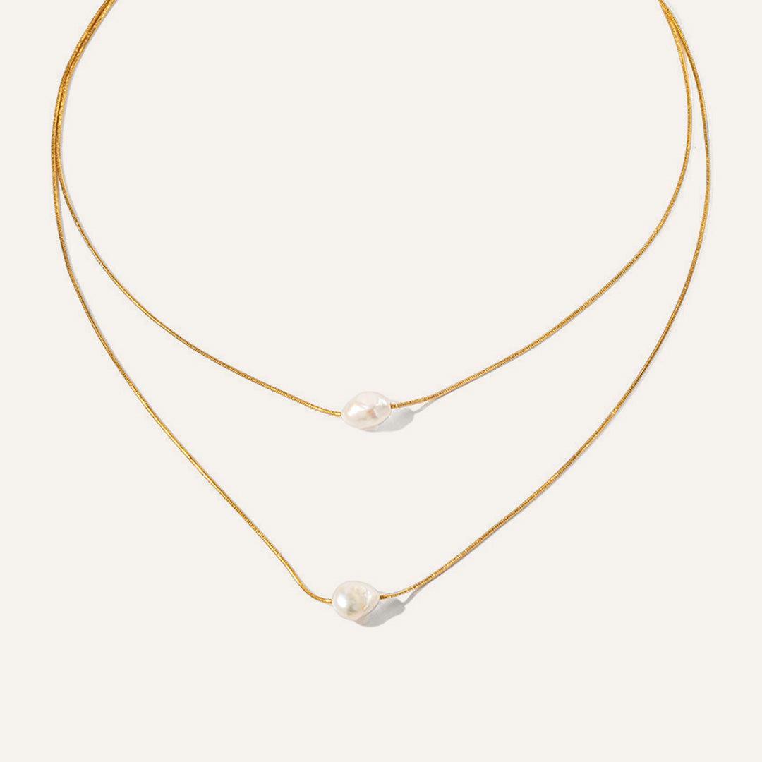 Lomenda Duo Pearl Necklace