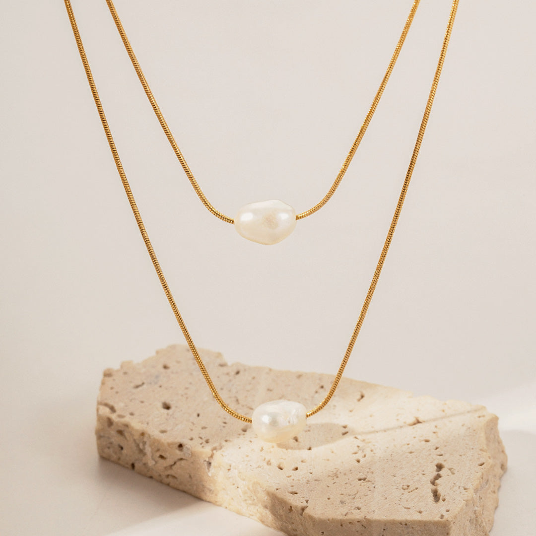 Lomenda Duo Pearl Necklace