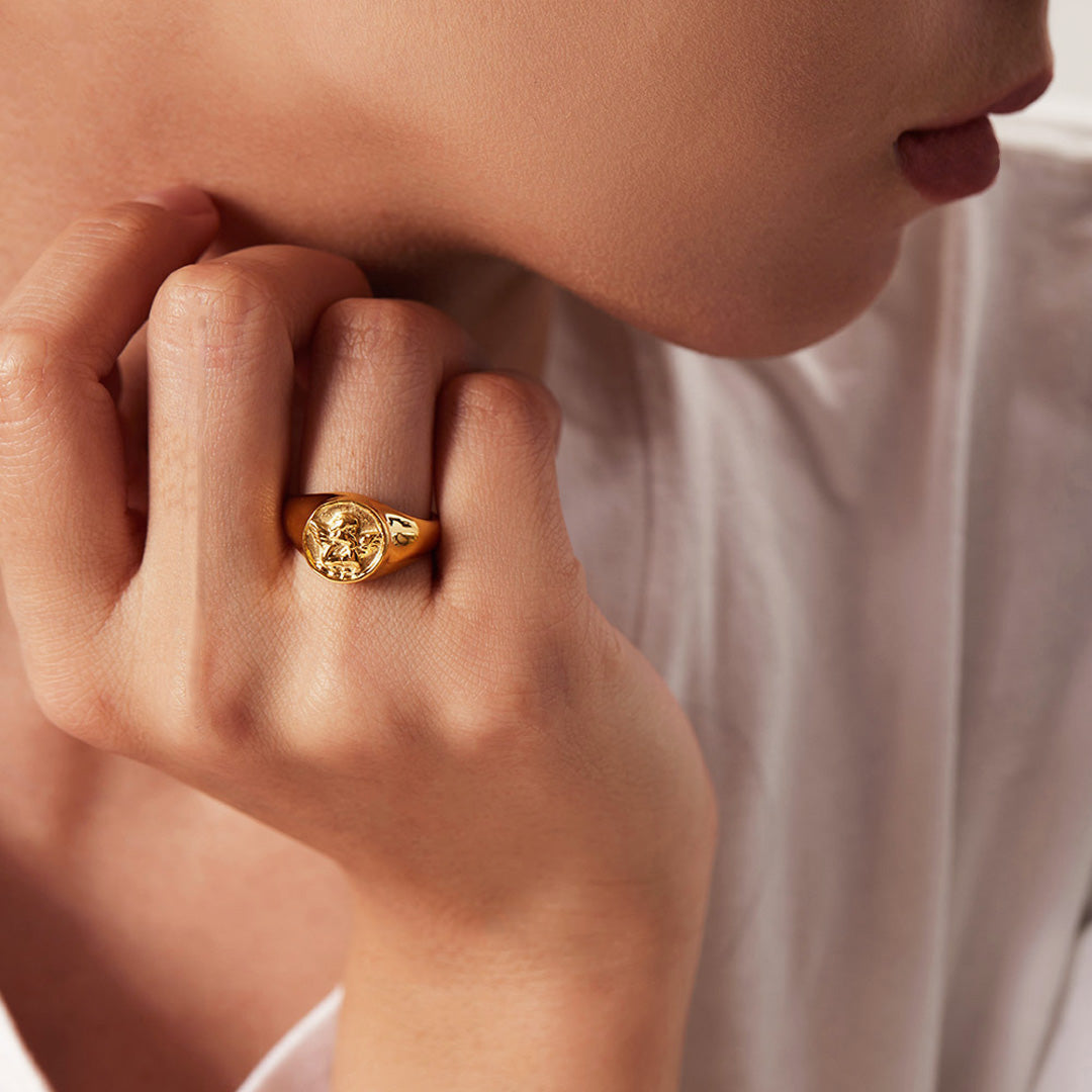 Lomenda Angelic Crest Ring