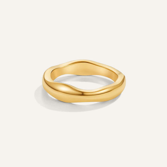 Lomenda Classic Organic Wave Ring