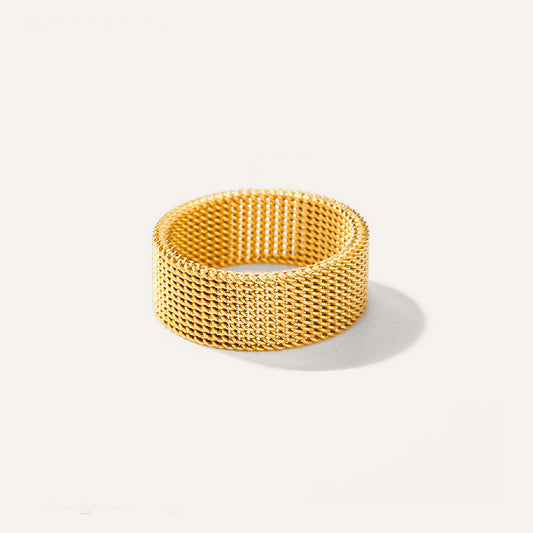 Lomenda Mesh Gold Ring