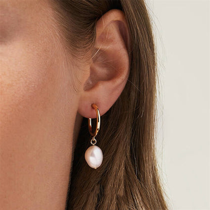 Lomenda Freshwater Pearl Drop Earrings